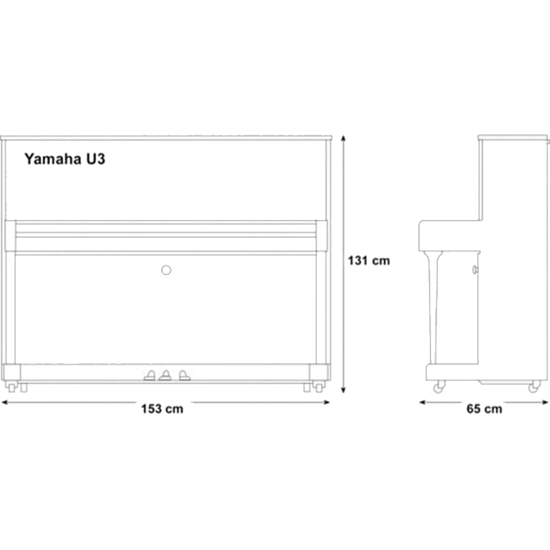 پیانو آکوستیک Yamaha U3